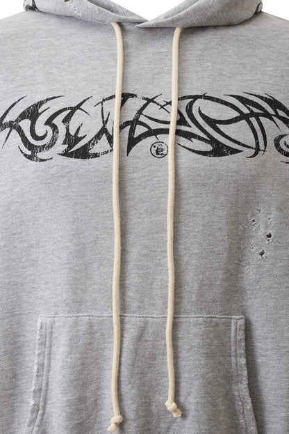 Hellstar Tribal Flame Logo Hoodie