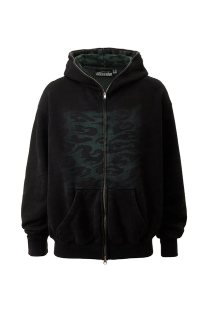 Hellstar Overdye Cheetah Zip-Up