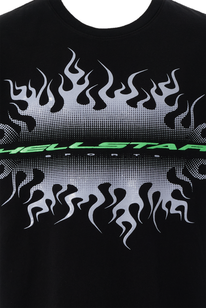 Hellstar Gradient Flame Sports Logo T-Shirt