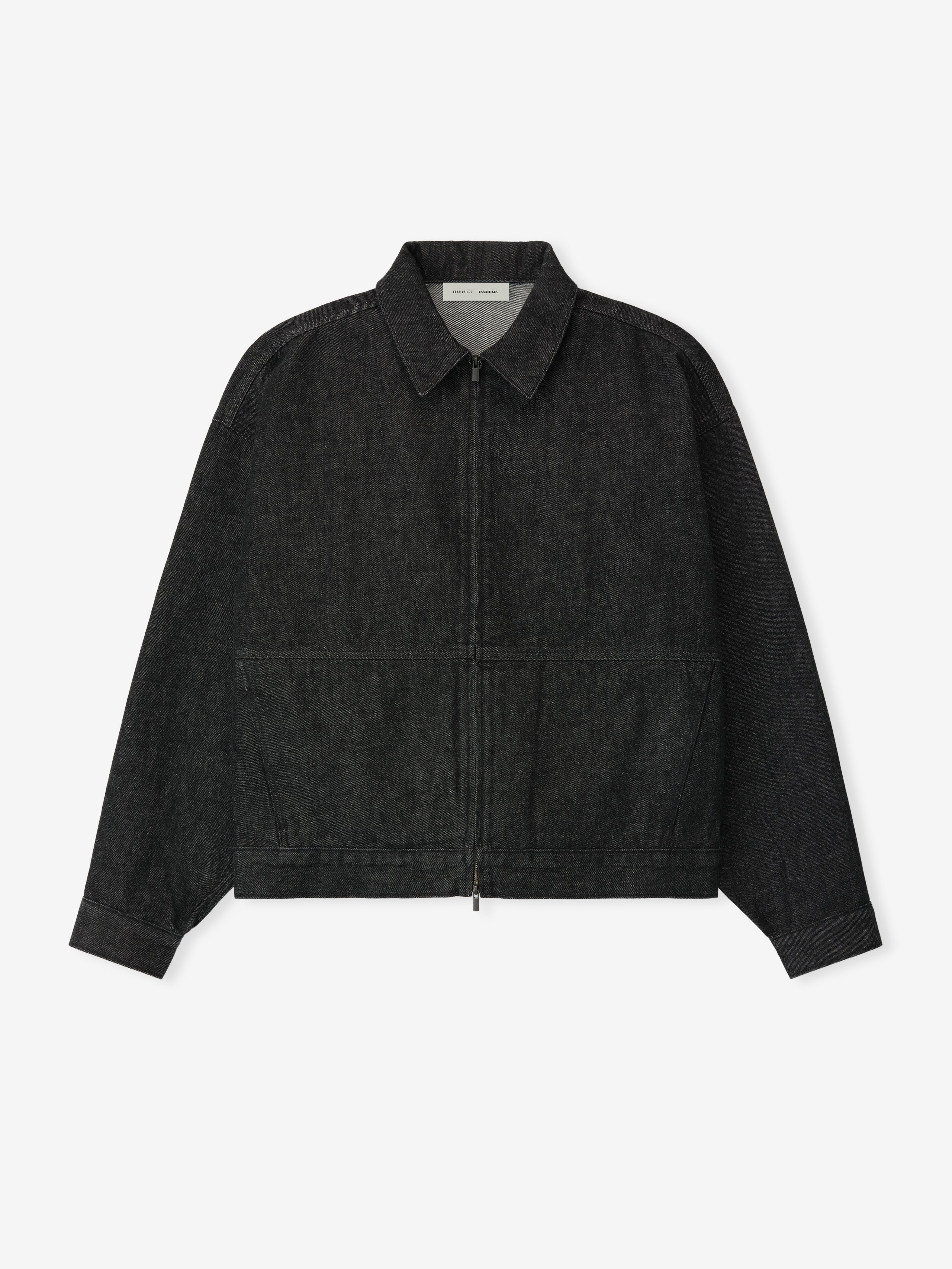 Essentials Denim Work Jacket Vintage Black
