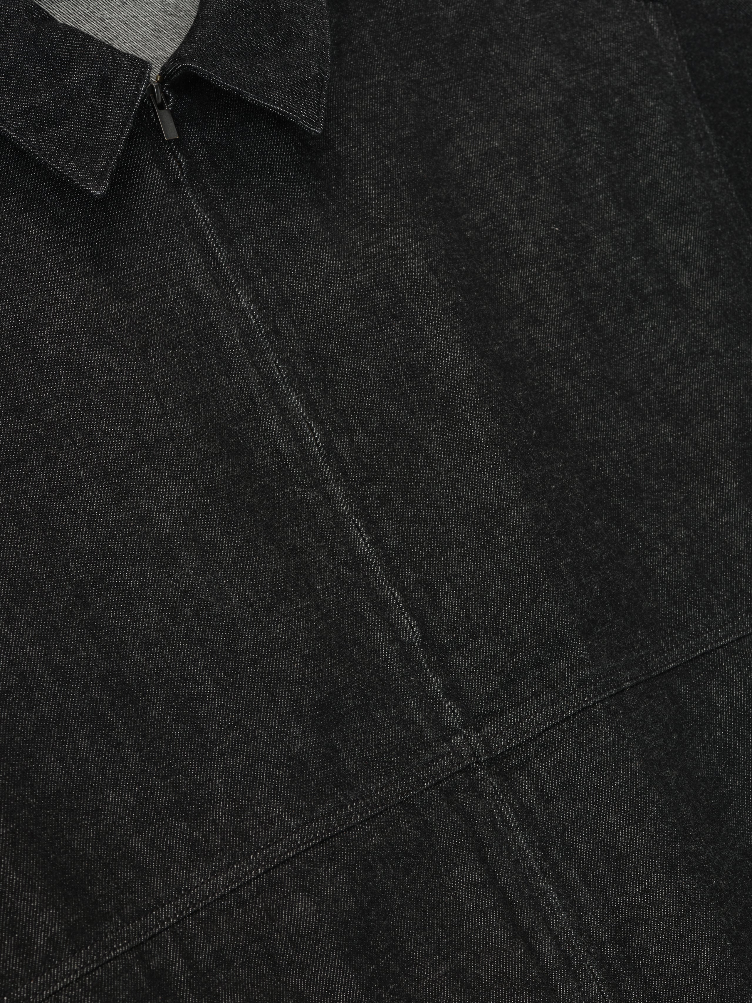 Essentials Denim Work Jacket Vintage Black