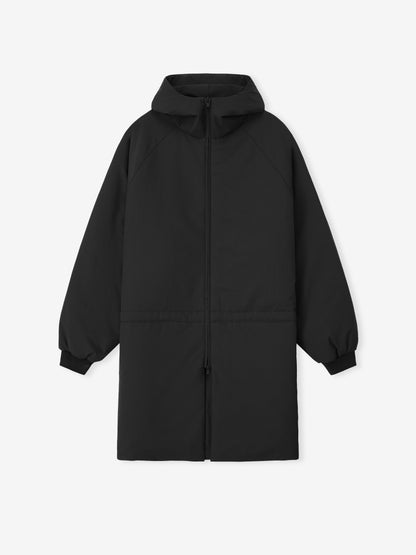 Essentials Tech Nylon Hooded Parka Vintage Black