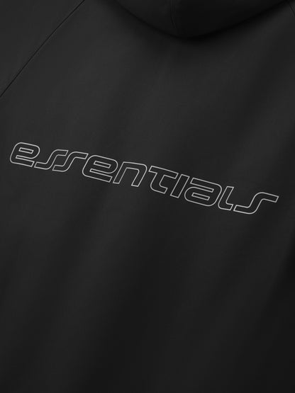 Essentials Tech Nylon Hooded Parka Vintage Black