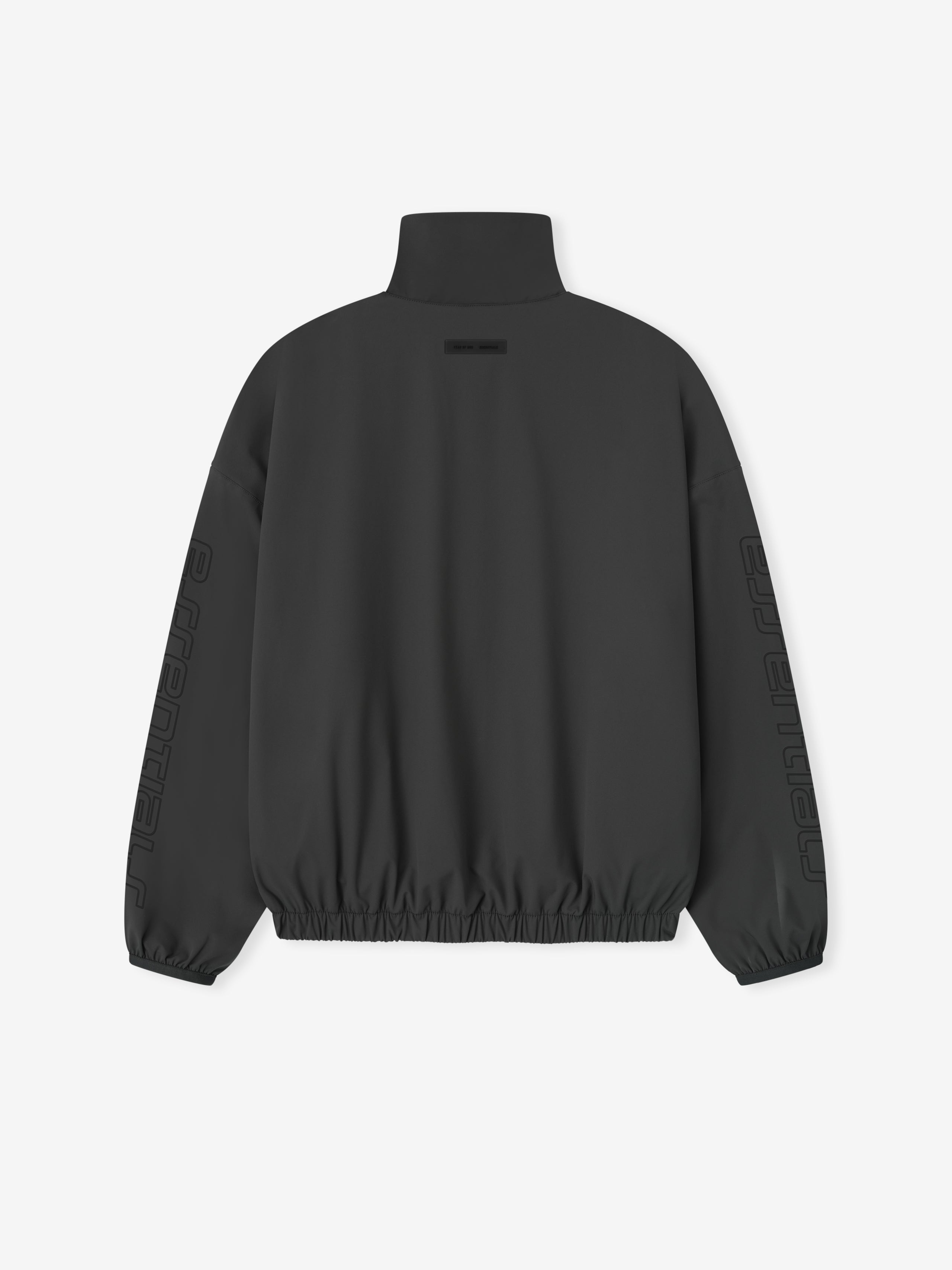 Essentials Tech Nylon Half Zip Track Jacket Iron Grey