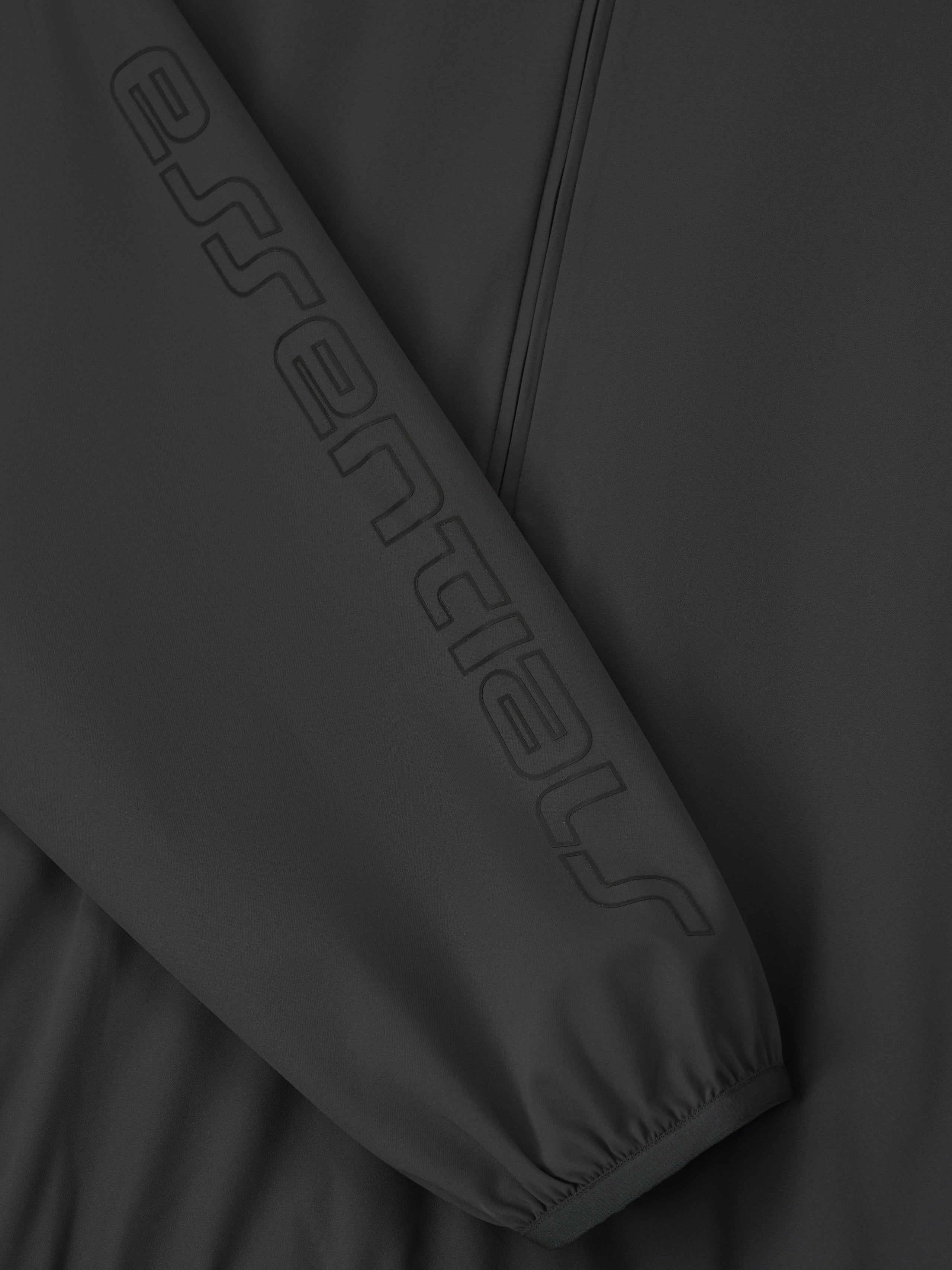 Essentials Tech Nylon Half Zip Track Jacket Iron Grey