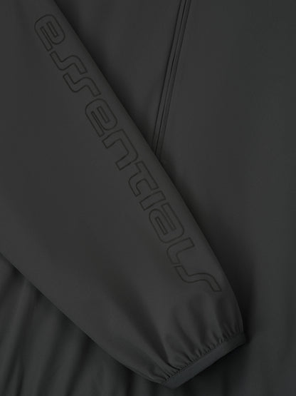 Essentials Tech Nylon Half Zip Track Jacket Iron Grey
