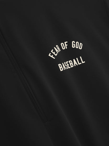 Essentials Mlb 3/4 Sleeve Half Zip Jacket Black