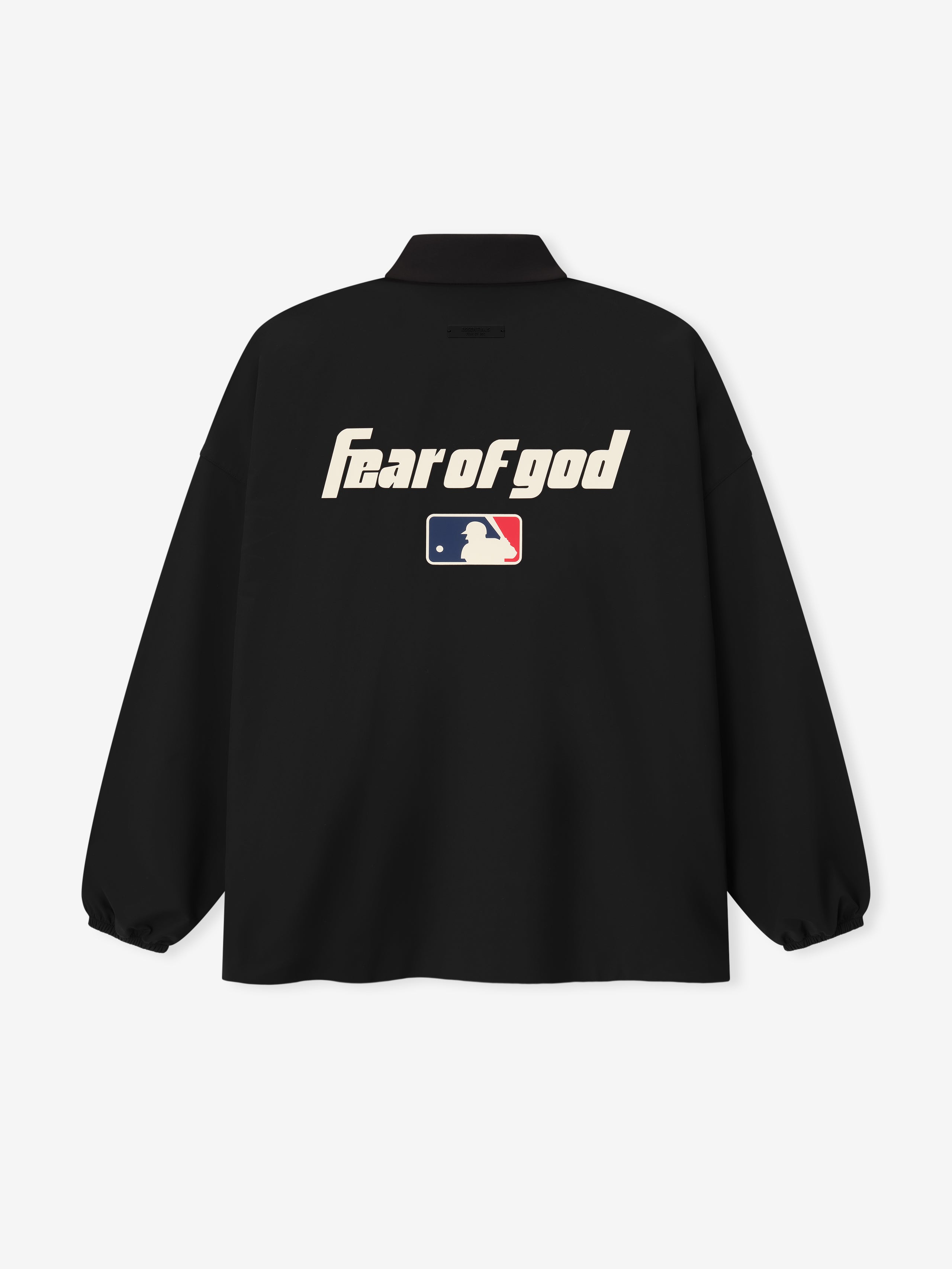 Essentials Mlb Coaches Jacket Black