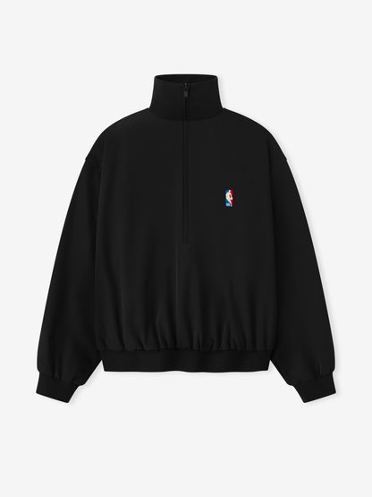 Essentials Nba Half Zip Track Jacket Black