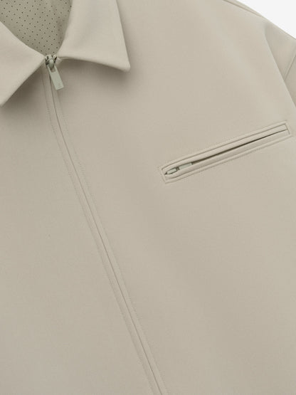 Essentials Bonded Canvas Jacket Timber