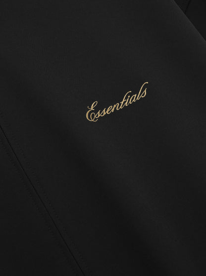 Essentials Signature Track Jacket Vintage Black