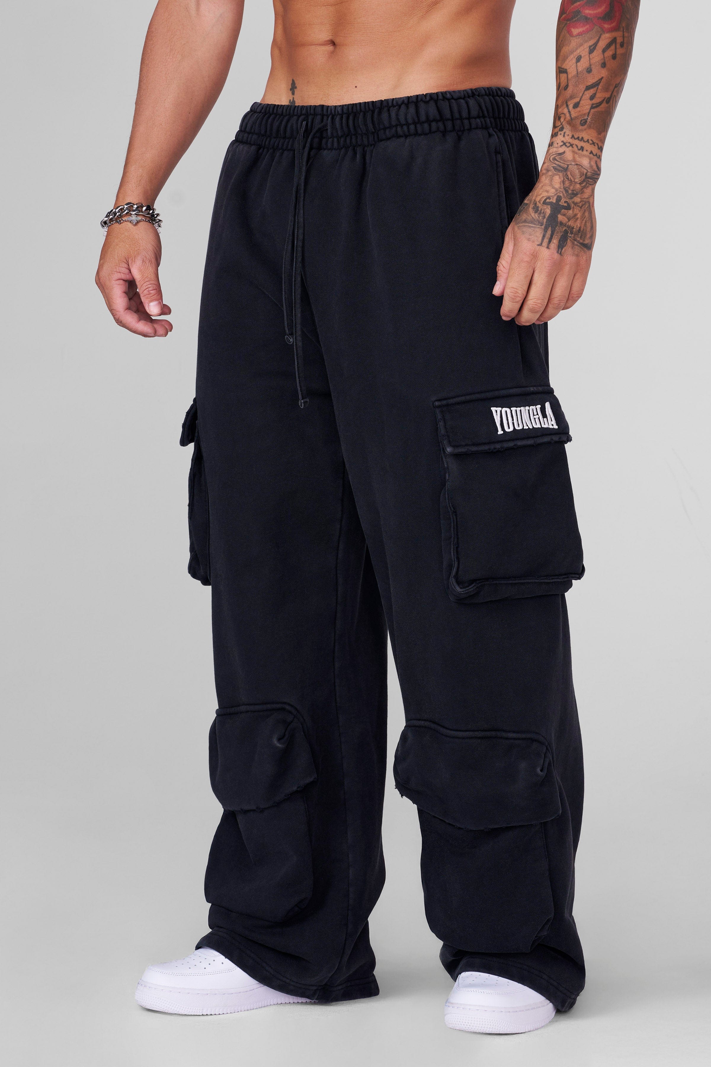 YoungLA 2033 - Heritage Cargo Sweats Black