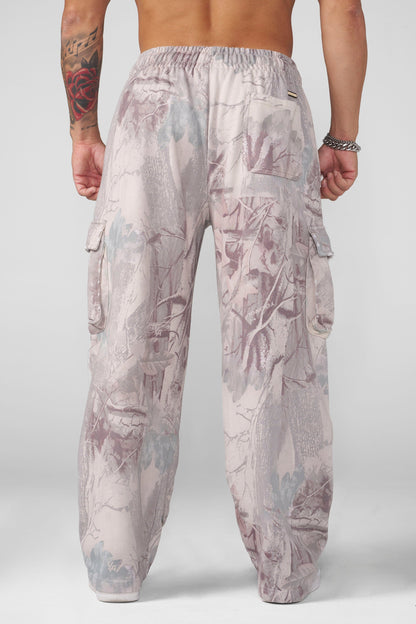 YoungLA 2033 - Heritage Camo Cargo Sweats Desert Tan Tree Camo