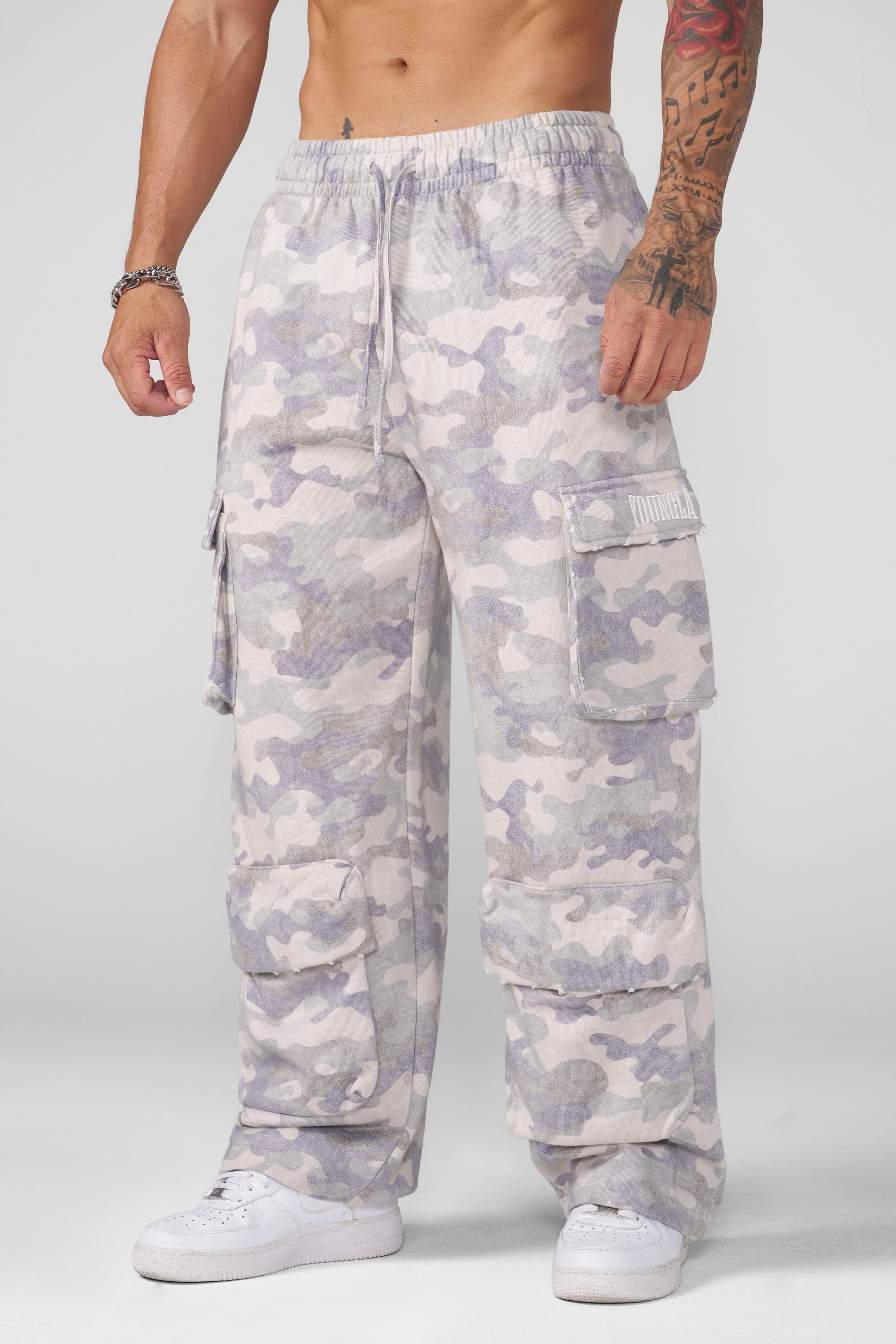 YoungLA 2033 - Heritage Camo Cargo Sweats OG Desert Camo