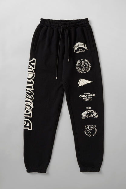 YoungLA 204 - Immortal Killer Joggers Black