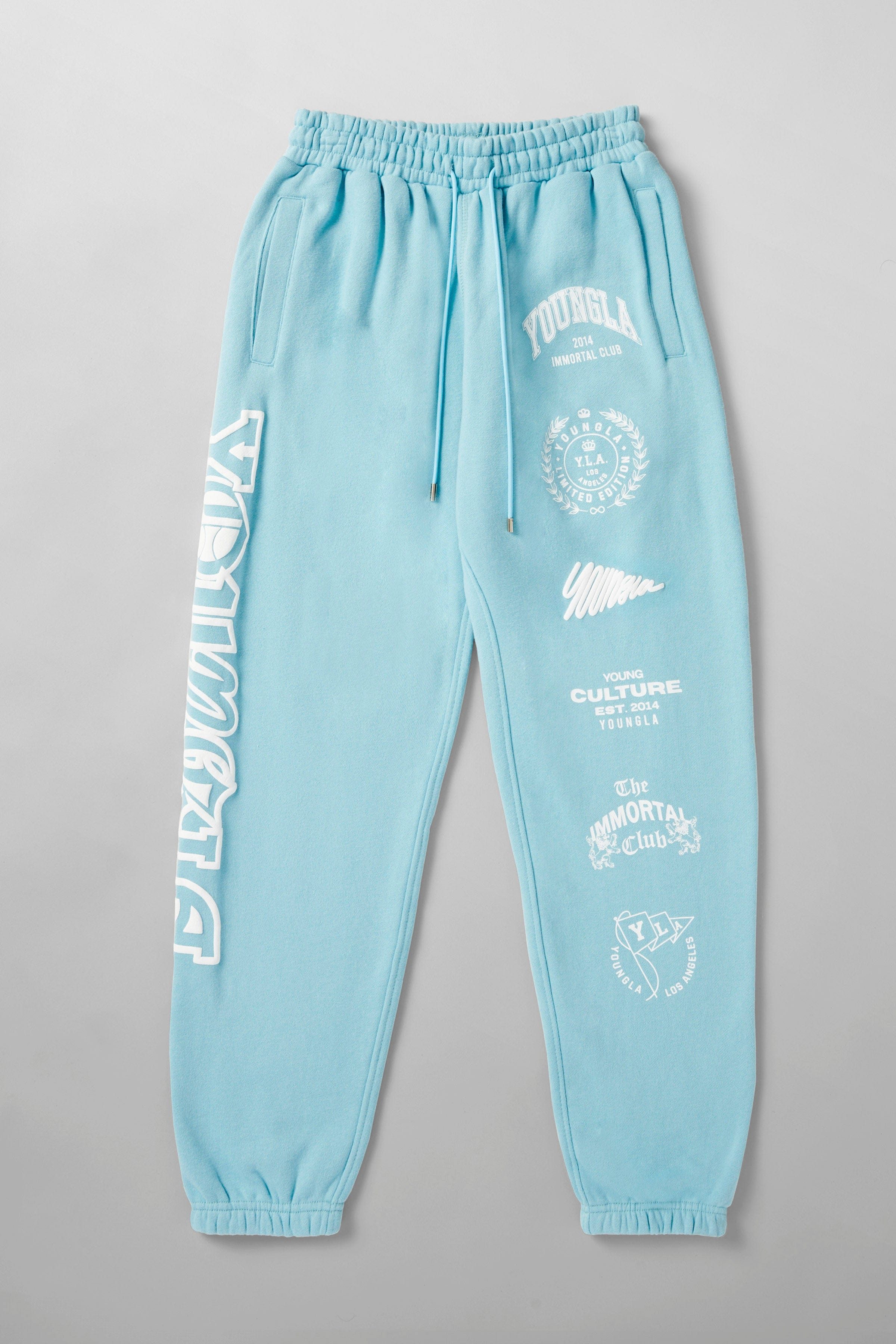 YoungLA 204 - Immortal Killer Joggers Sky Blue