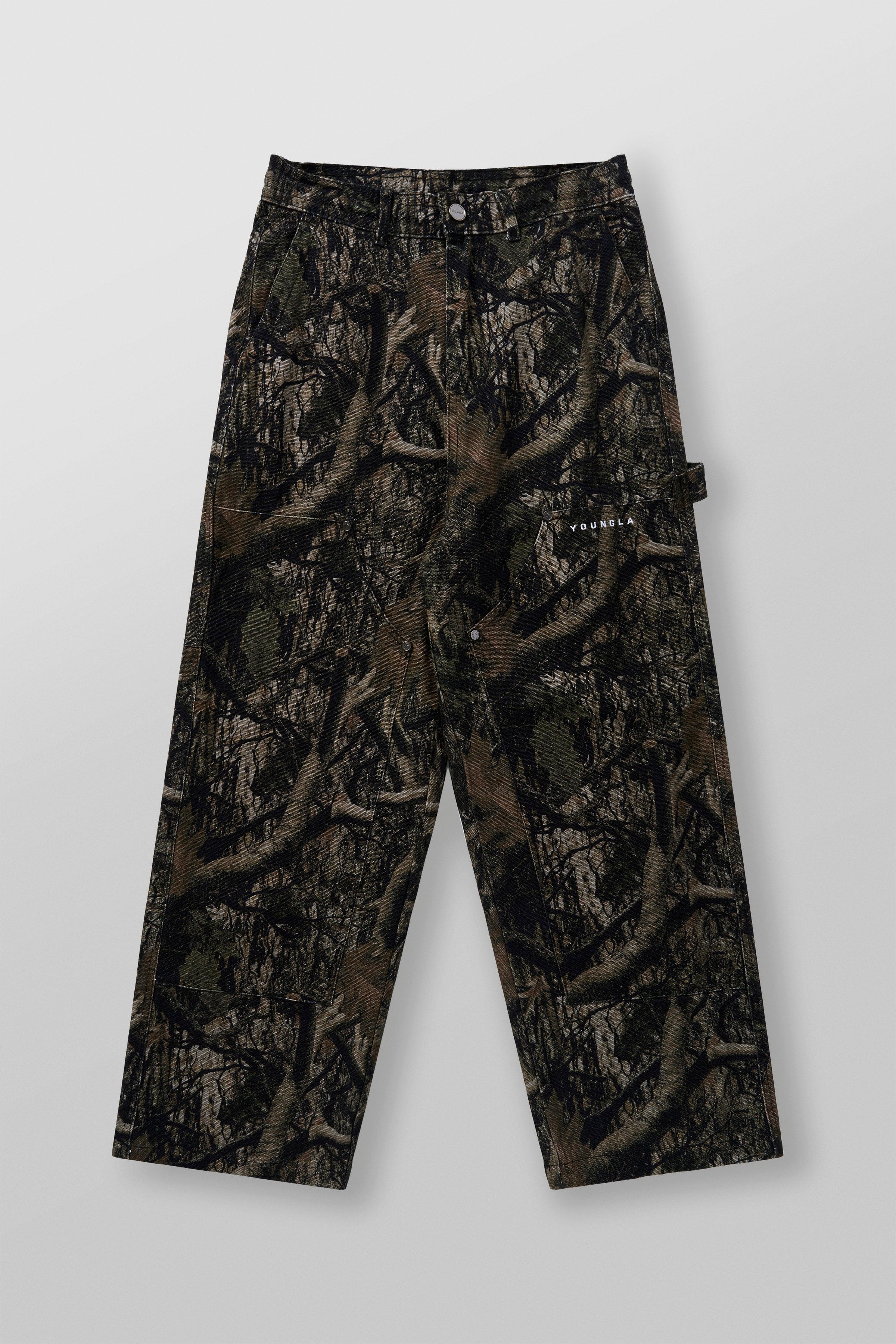 YoungLA 2059 - Carpenter Tree Camo Jeans Dark Tree Camo