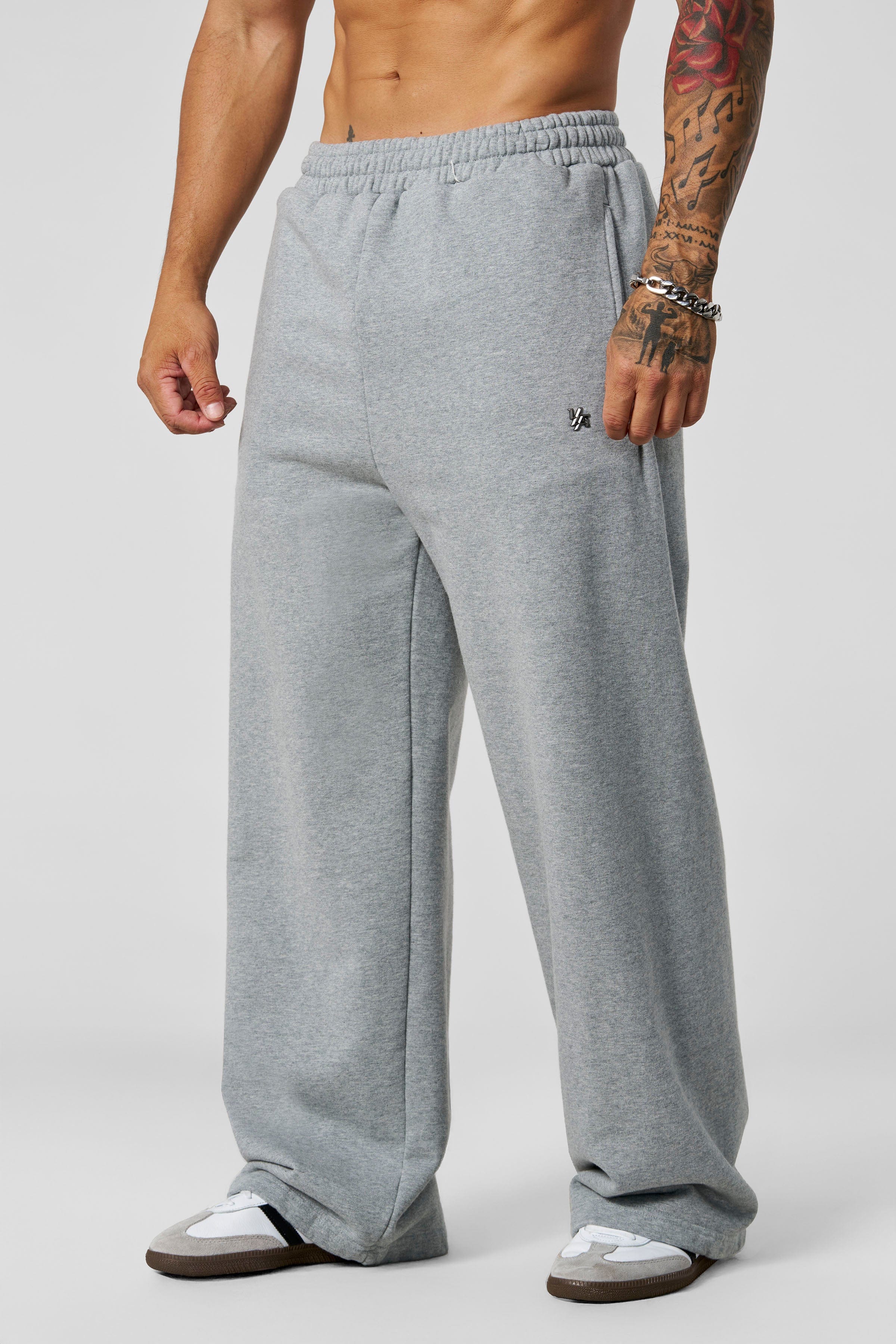 YoungLA 2067 - Elevated Essentials - Baggy Sweats Heather Grey