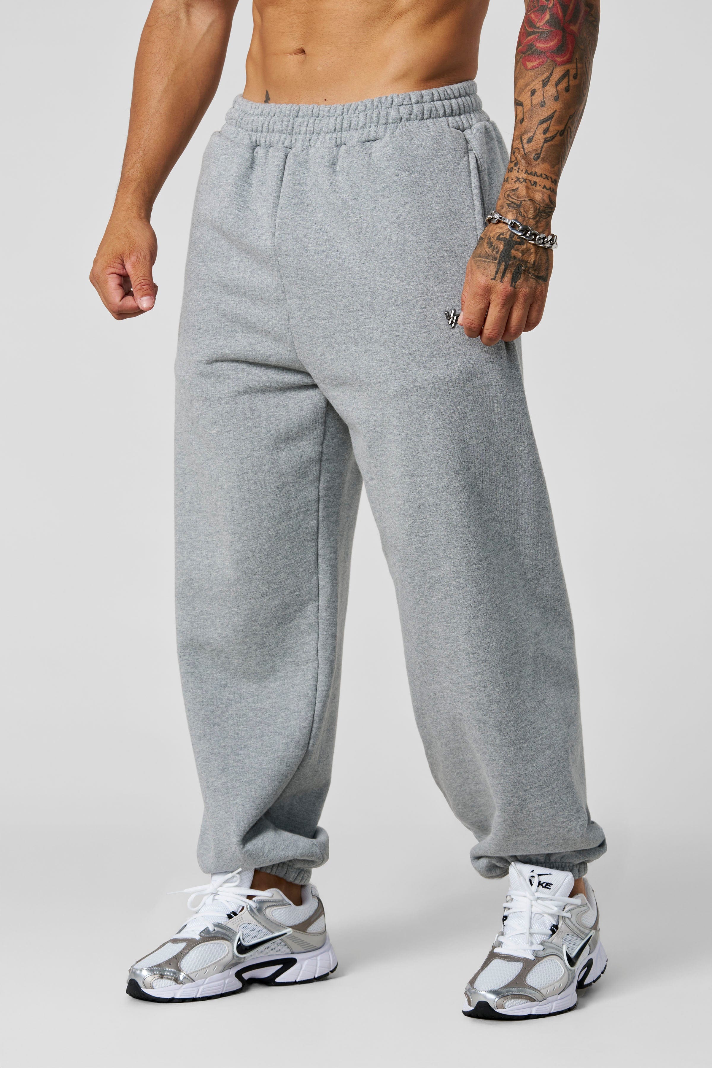 YoungLA 2069 - Elevated Essentials - Baggy Joggers Heather Grey