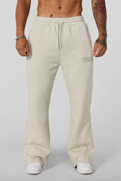 YoungLA 2077 - Flare Sweats Bone Wash