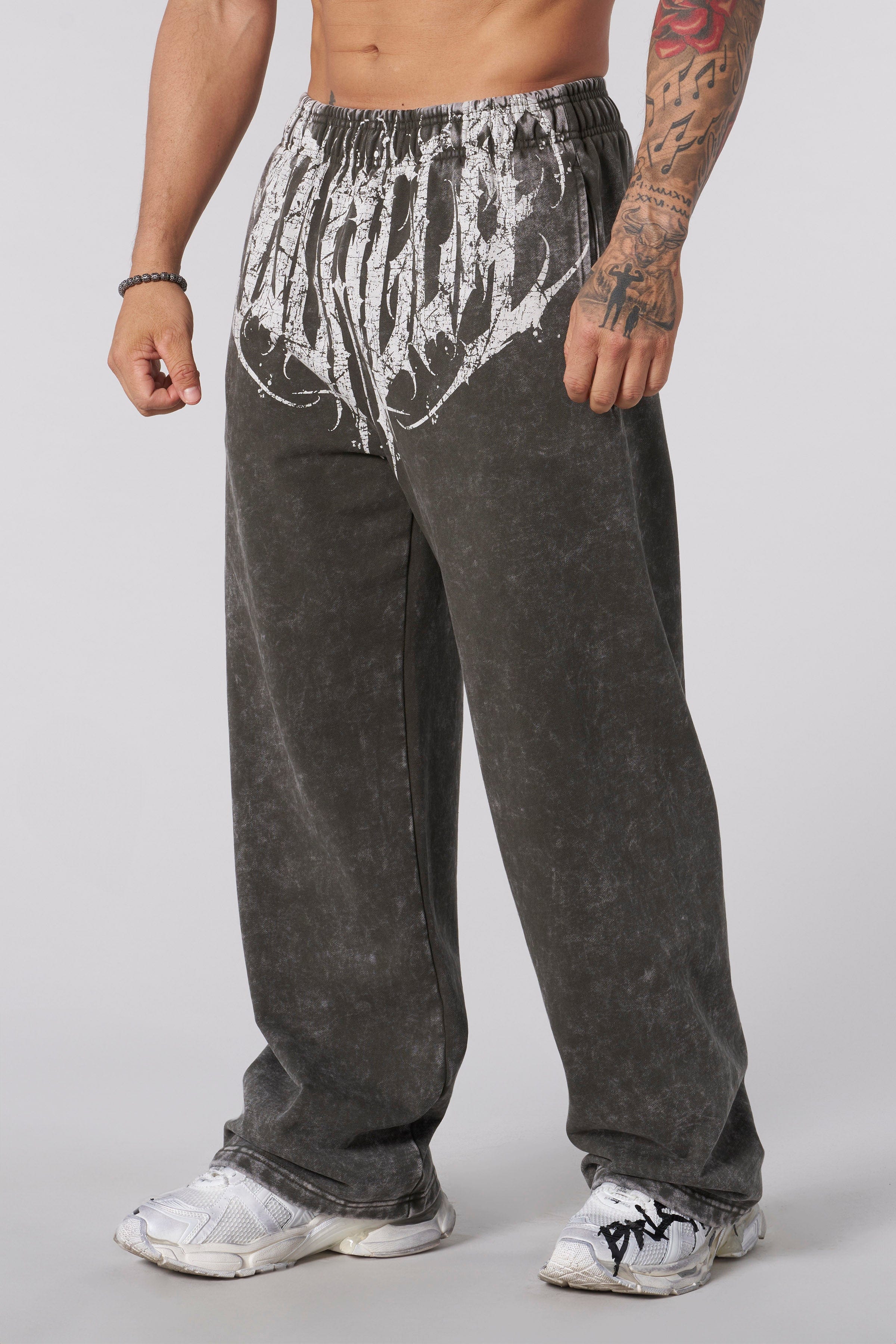 YoungLA 2079 - Dark Wave Joggers Hunter Green Wash