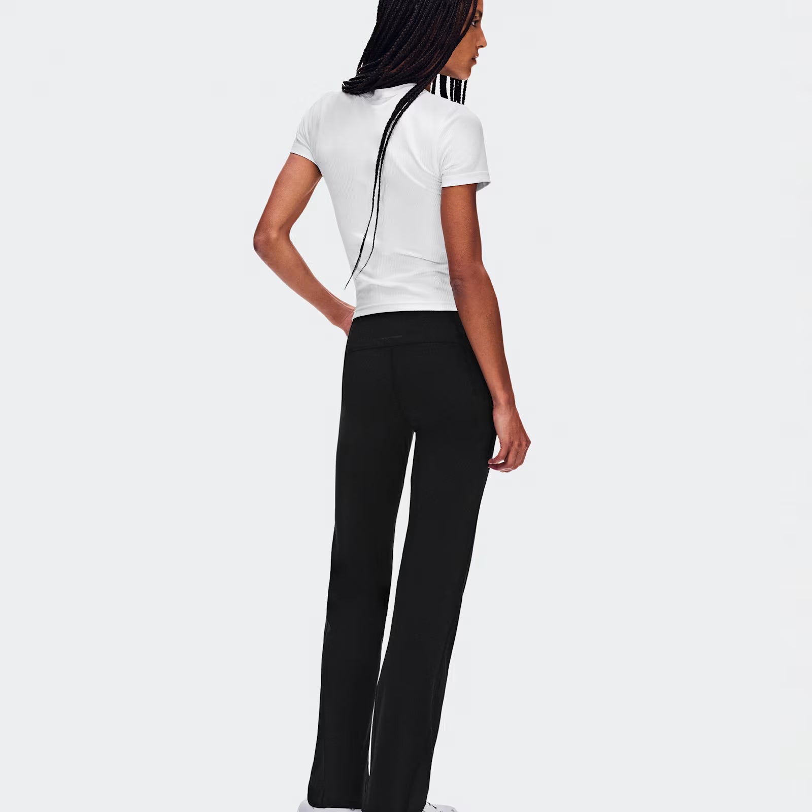 On All-Day Ribbed T-Shirt White (Women'S)