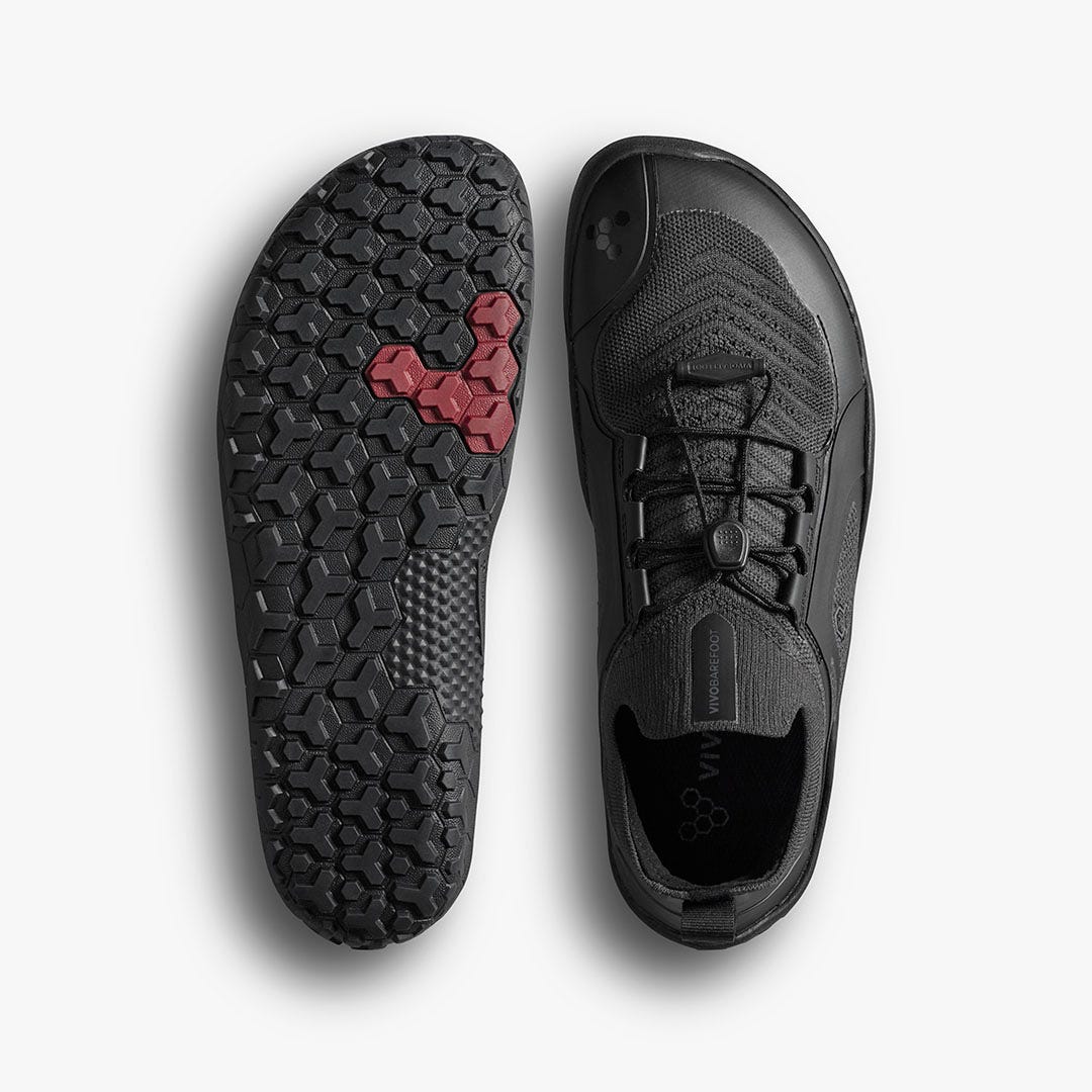 Vivobarefoot Primus Trail Knit Fg Womens Obsidian