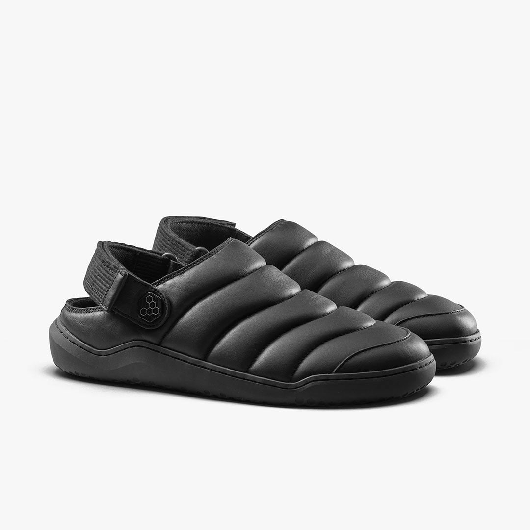Vivobarefoot Gobi Wavey Mule Womens Obsidian