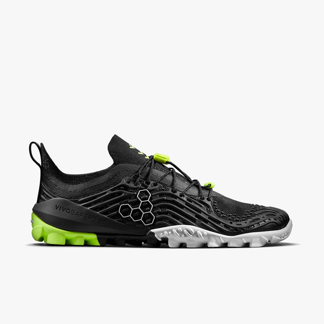 Vivobarefoot Hydra Esc Womens Obsidian-Safety Yellow