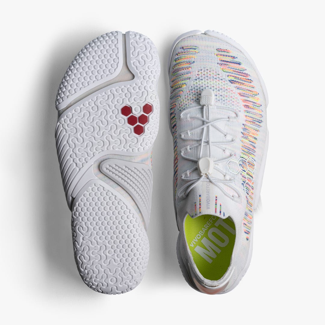 Vivobarefoot Motus Flex Womens White Space Dye