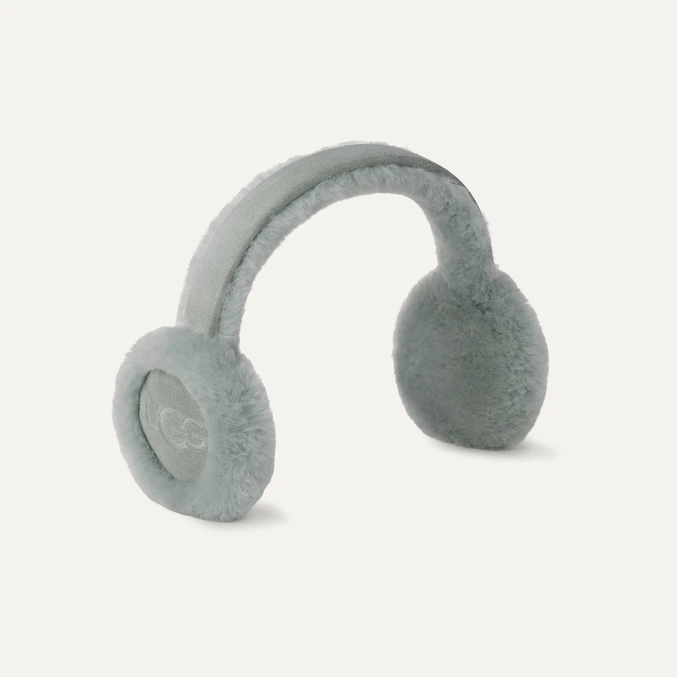 Ugg Sheepskin Embroidery Earmuff Grey Mist