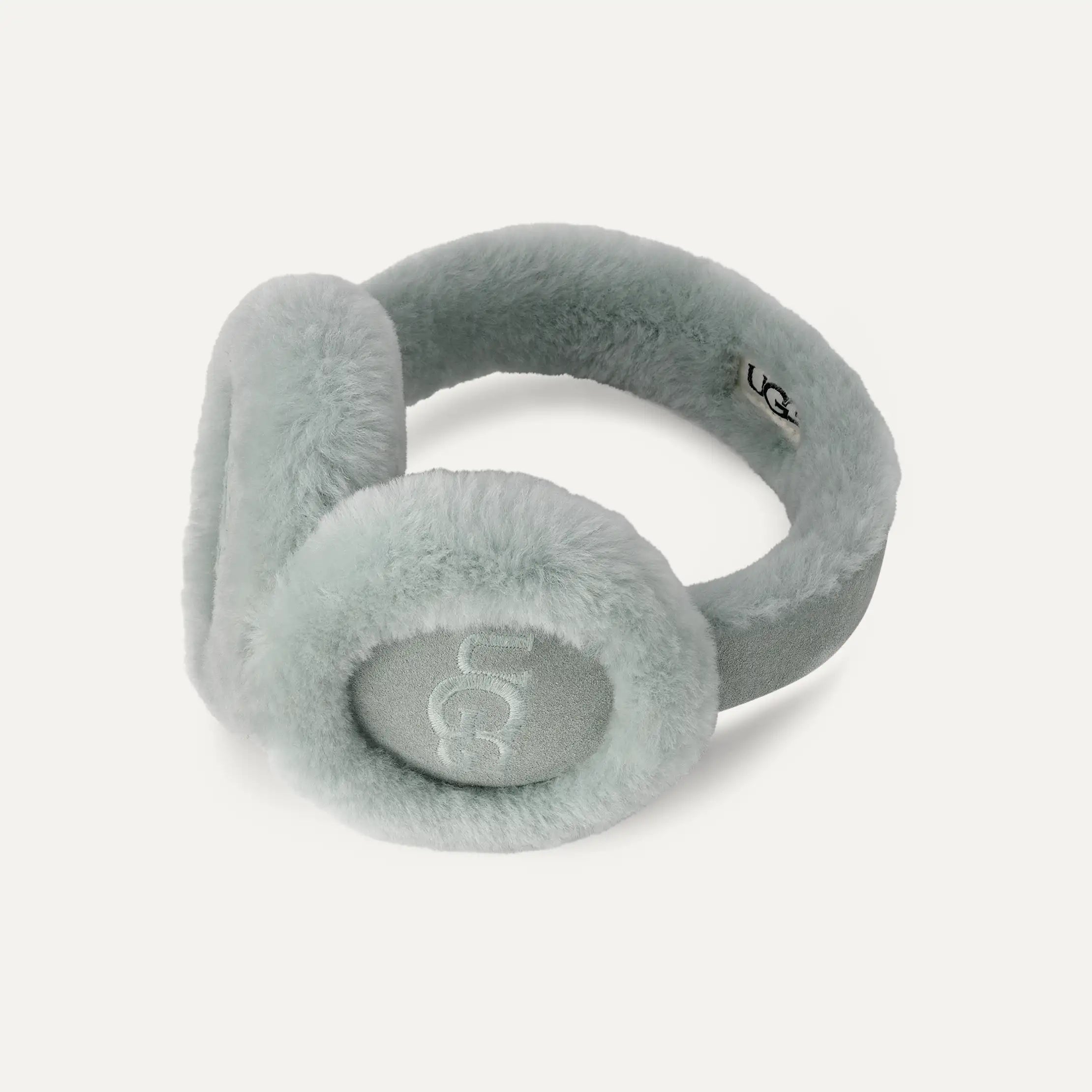 Ugg Sheepskin Embroidery Earmuff Grey Mist