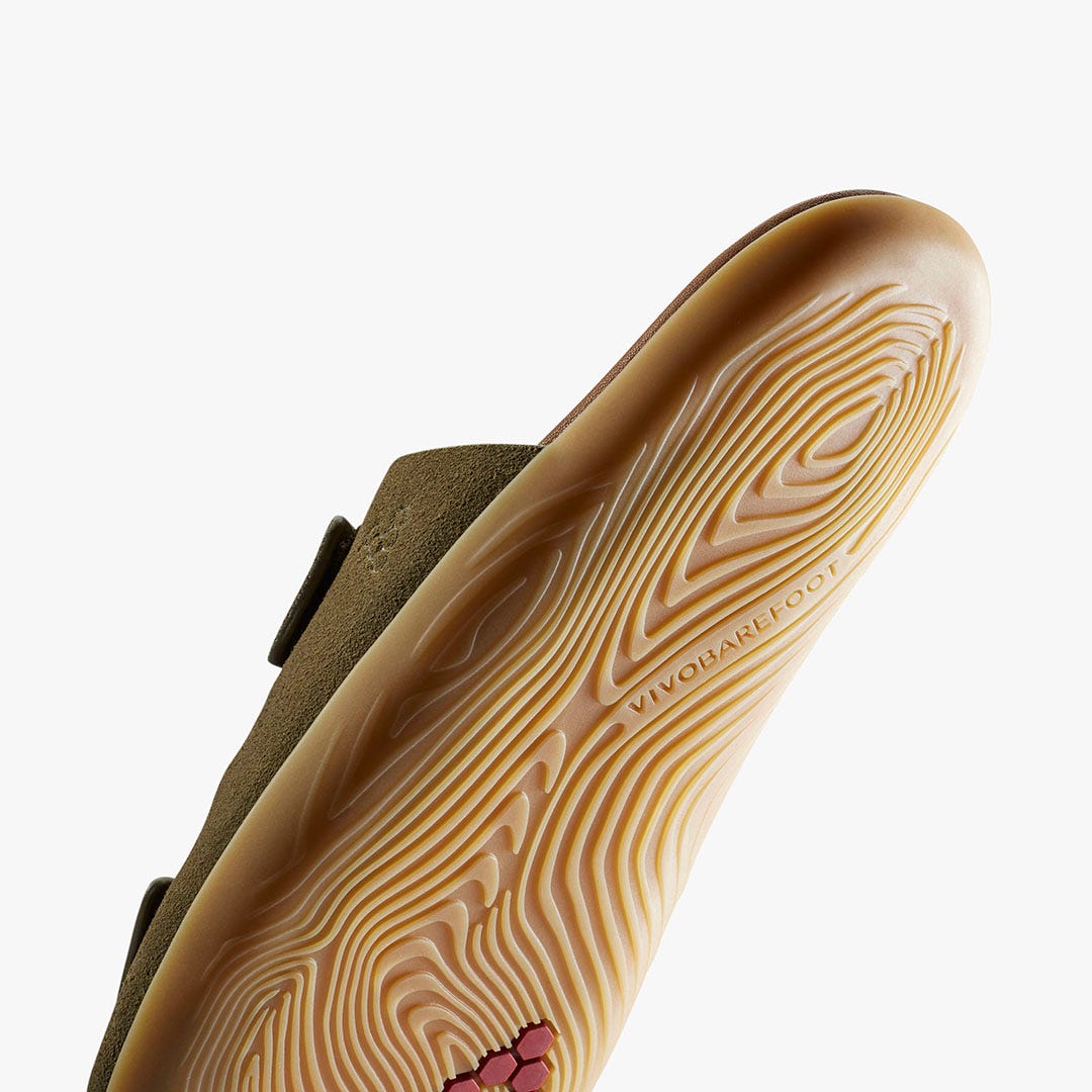 Vivobarefoot Sensus Yin Slide Womens Dark Olive