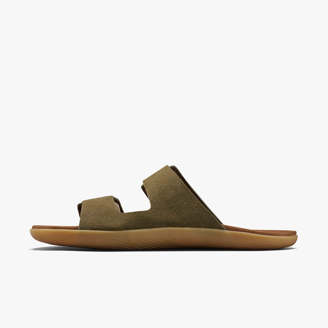 Vivobarefoot Sensus Yin Slide Womens Dark Olive