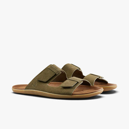 Vivobarefoot Sensus Yin Slide Womens Dark Olive