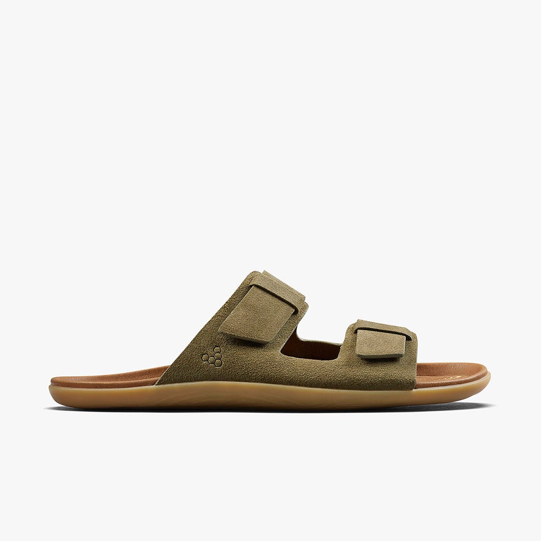 Vivobarefoot Sensus Yin Slide Womens Dark Olive