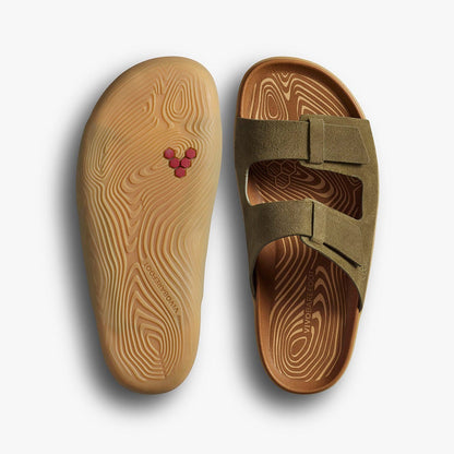 Vivobarefoot Sensus Yin Slide Womens Dark Olive