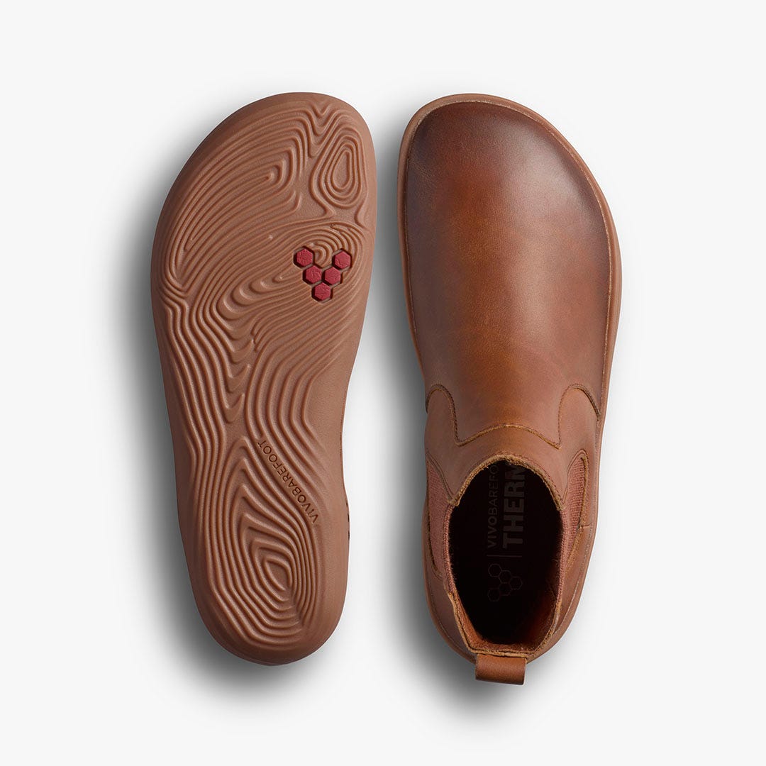 Vivobarefoot Sensus Chelsea Womens Dark Tan