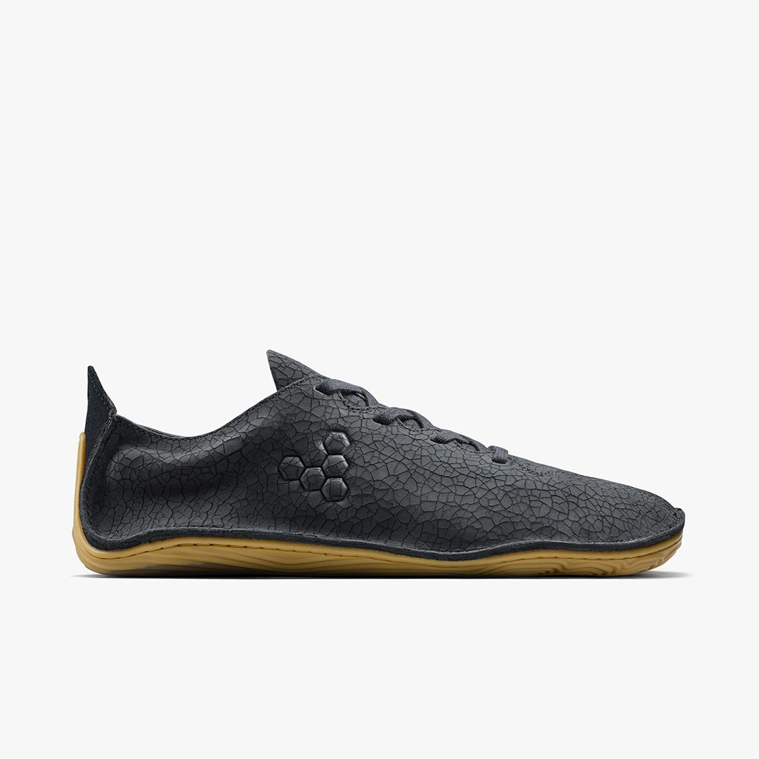 Vivobarefoot Sensus Ii Grounding Womens Obsidian Cracked Leather