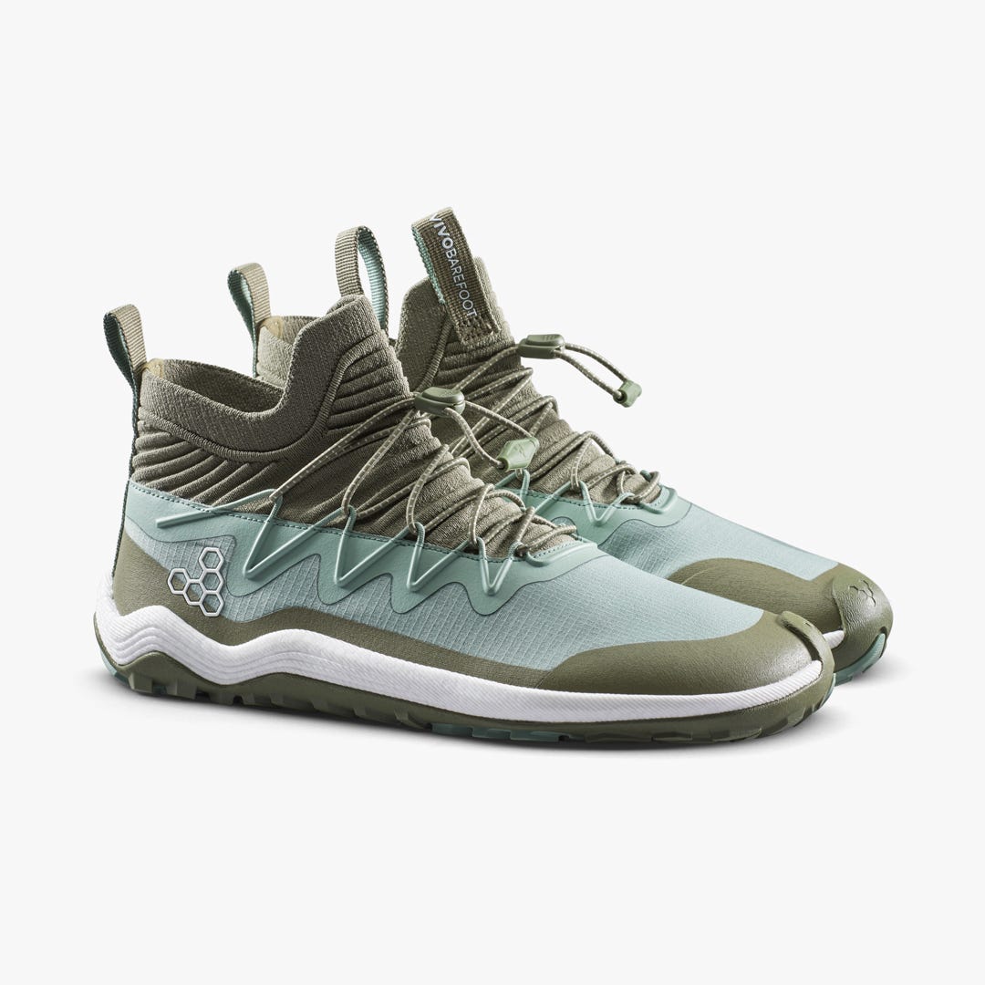 Vivobarefoot Primus Trail Flow Mid Ii Womens Glacial Green