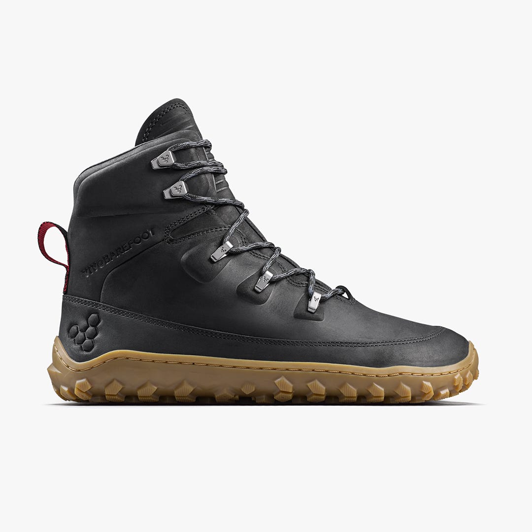 Vivobarefoot Tracker Leather At Ii Womens Obsidian