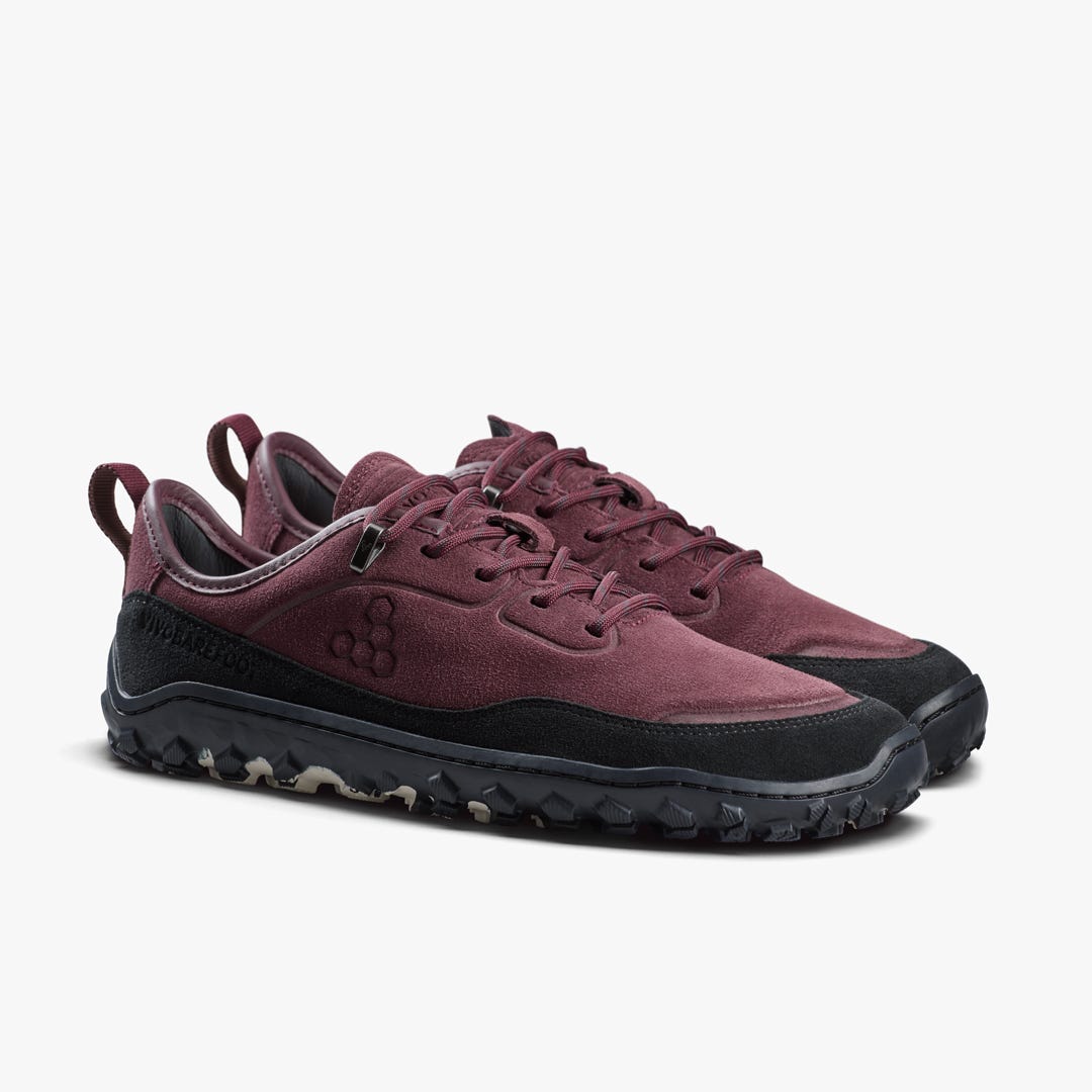 Vivobarefoot Tracker Leather At Low Ii Suede Womens Fig