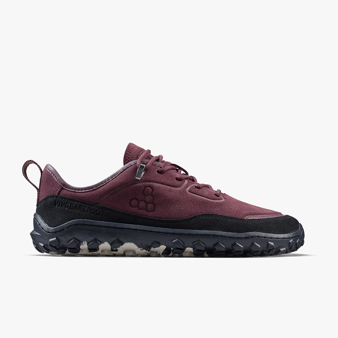 Vivobarefoot Tracker Leather At Low Ii Suede Womens Fig