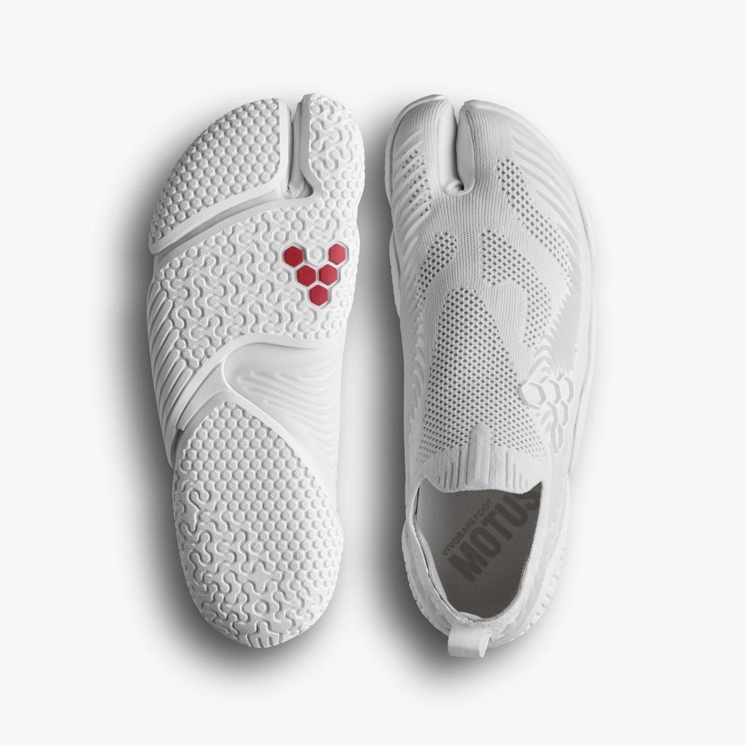 Vivobarefoot Motus Flex Tabi Womens Bright White