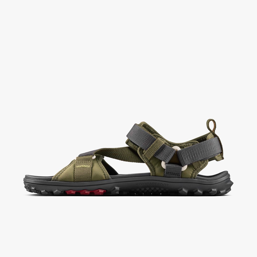 Vivobarefoot Tracker Ora Sandal Womens Dark Olive
