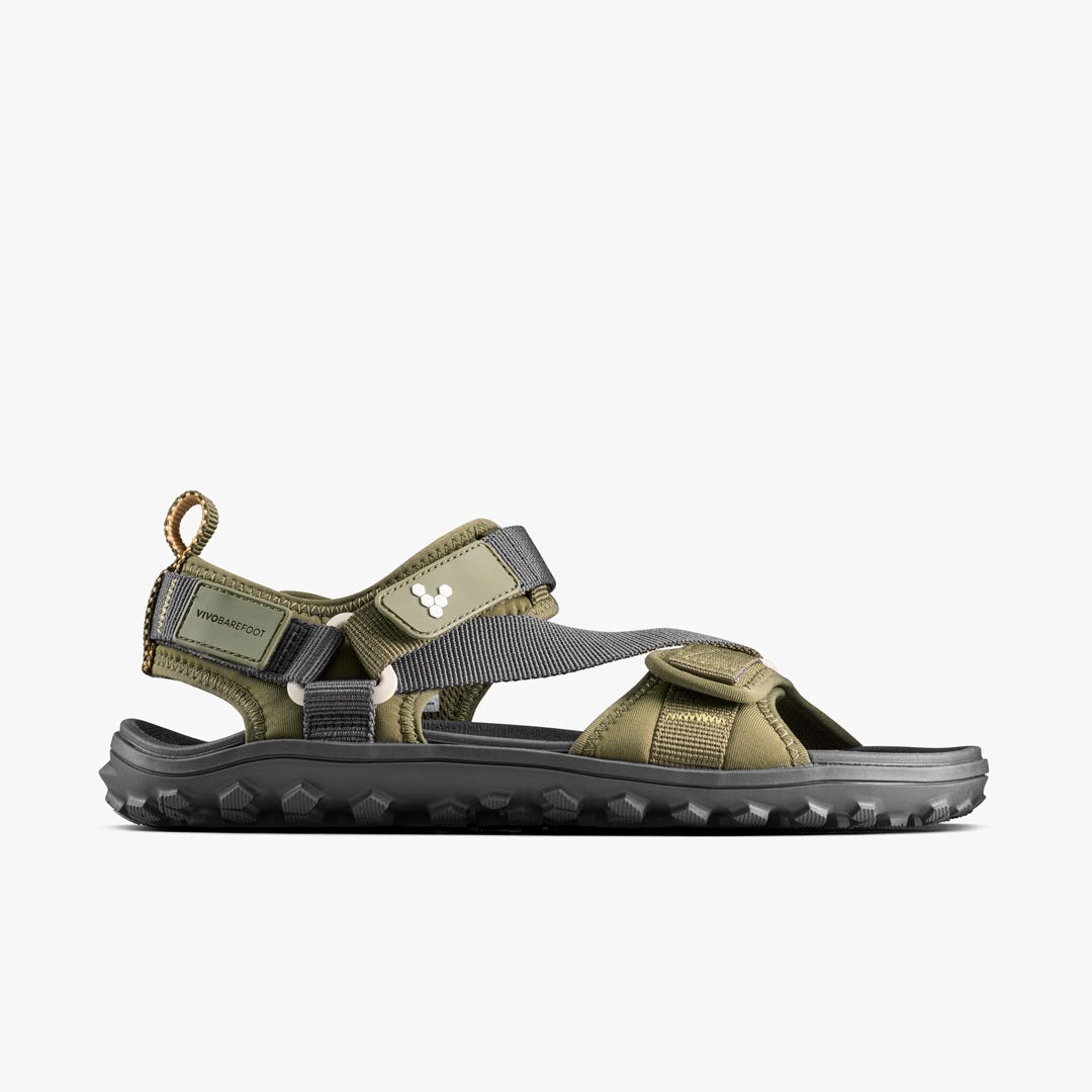 Vivobarefoot Tracker Ora Sandal Womens Dark Olive