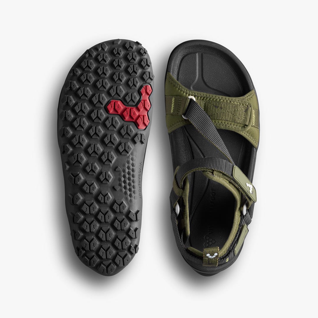 Vivobarefoot Tracker Ora Sandal Womens Dark Olive