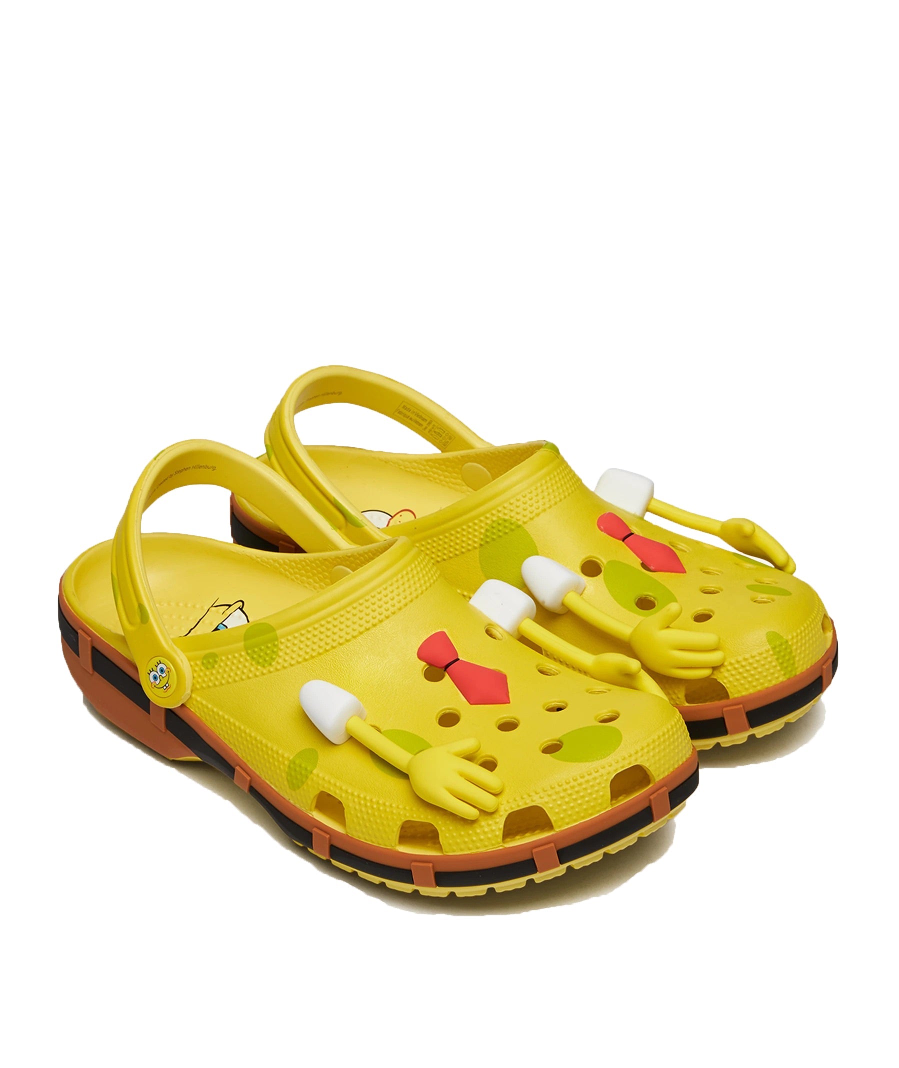 spongebob toe crocs