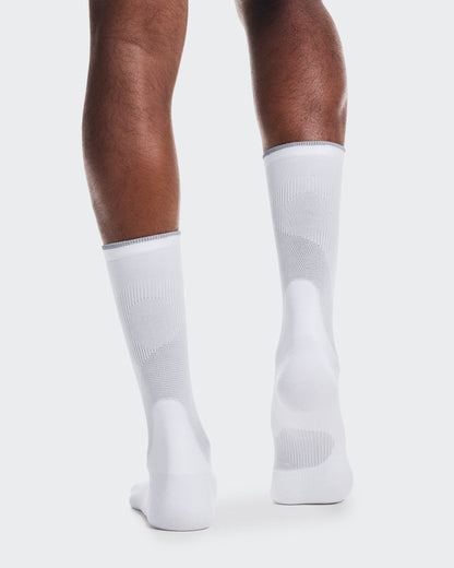 On Elite Run Sock High Hyper White