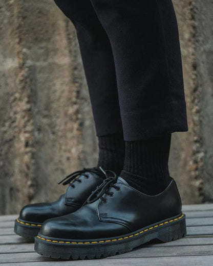 Dr. Martens 1461 Bex Smooth Leather Oxford Shoes Black - Womens